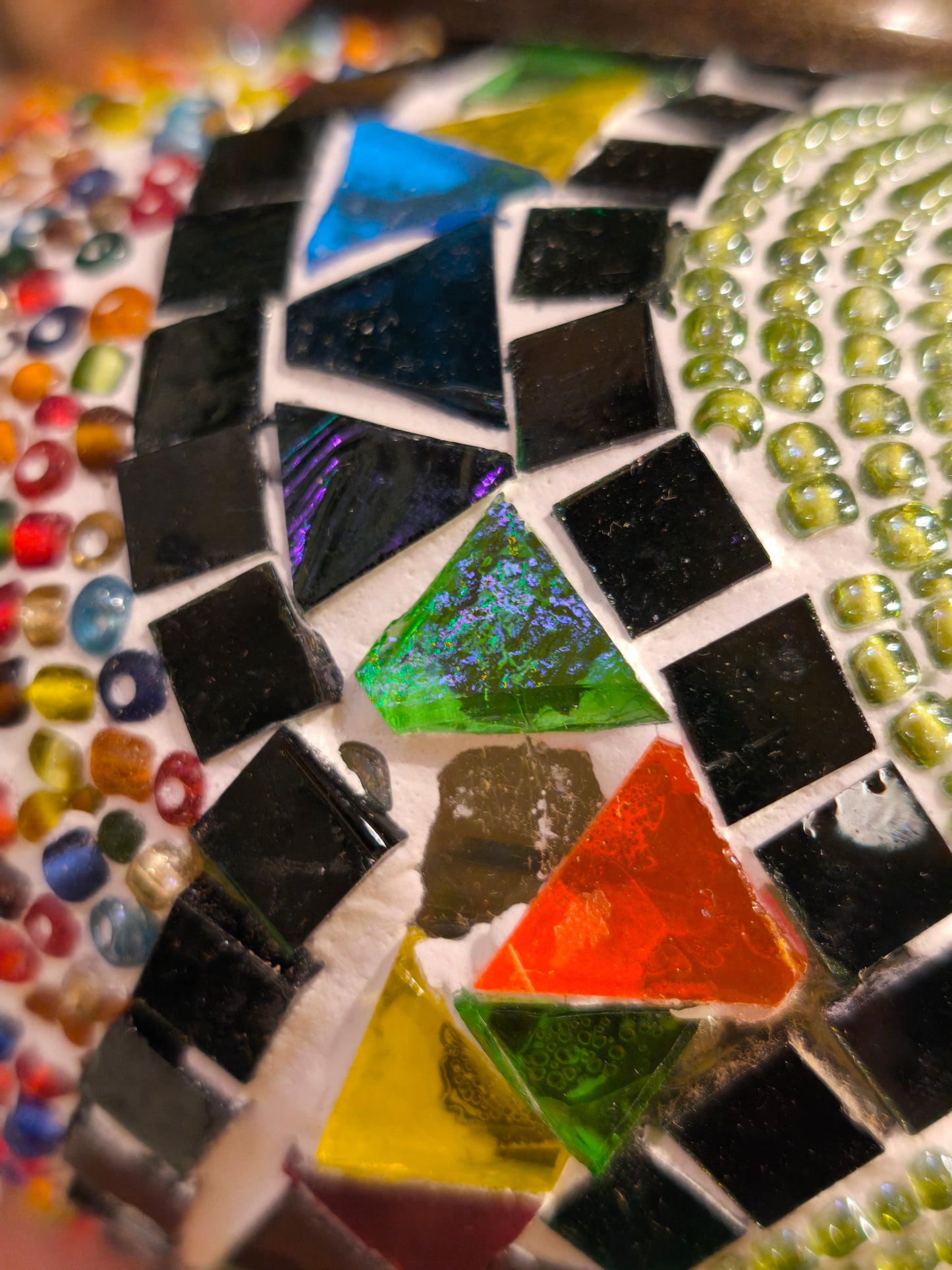 Türkische Mosaikglaslampe, ethnische Dekoration 1A