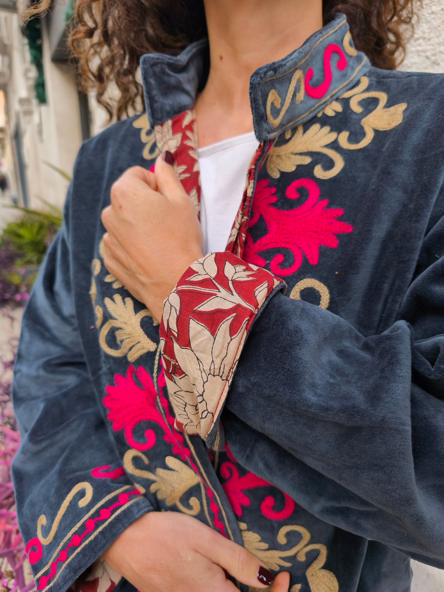 Suzani India Samtjacke 6