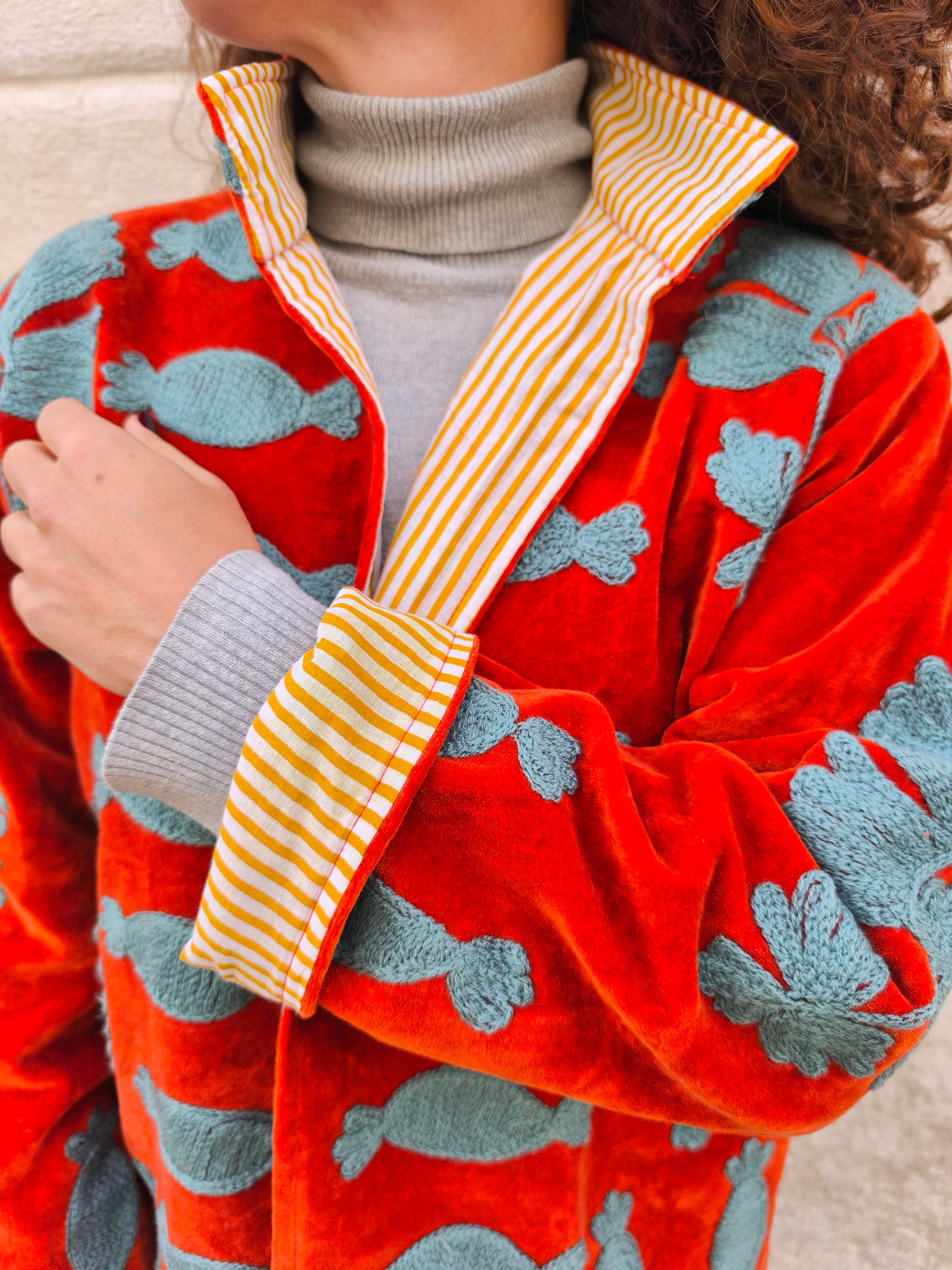 Suzani India Samtjacke 14