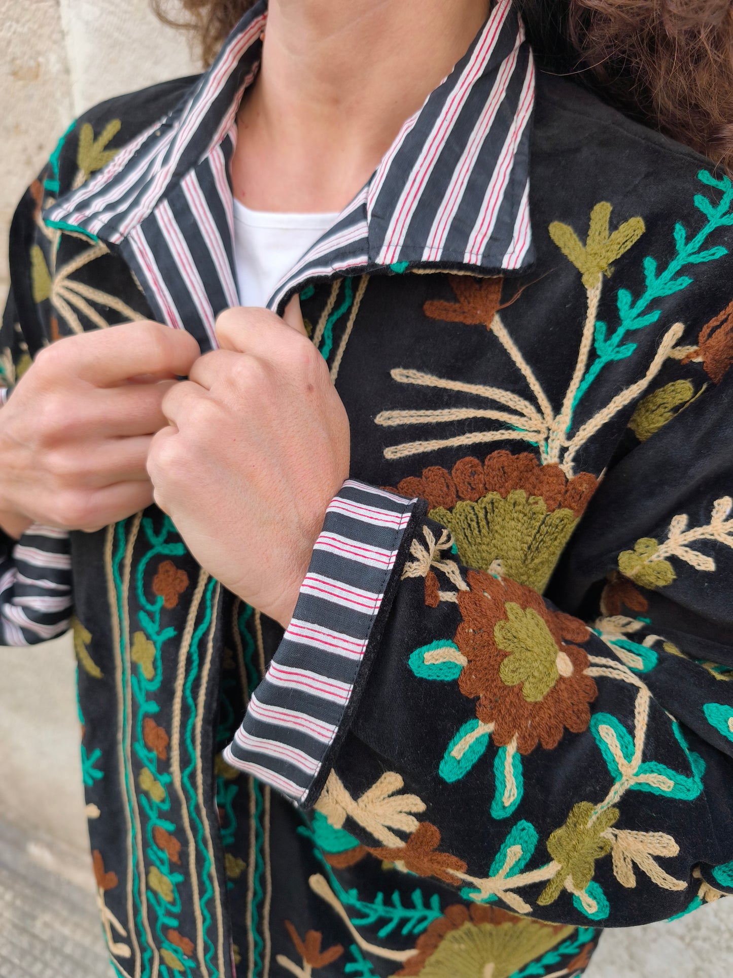 Suzani India Samtjacke 15