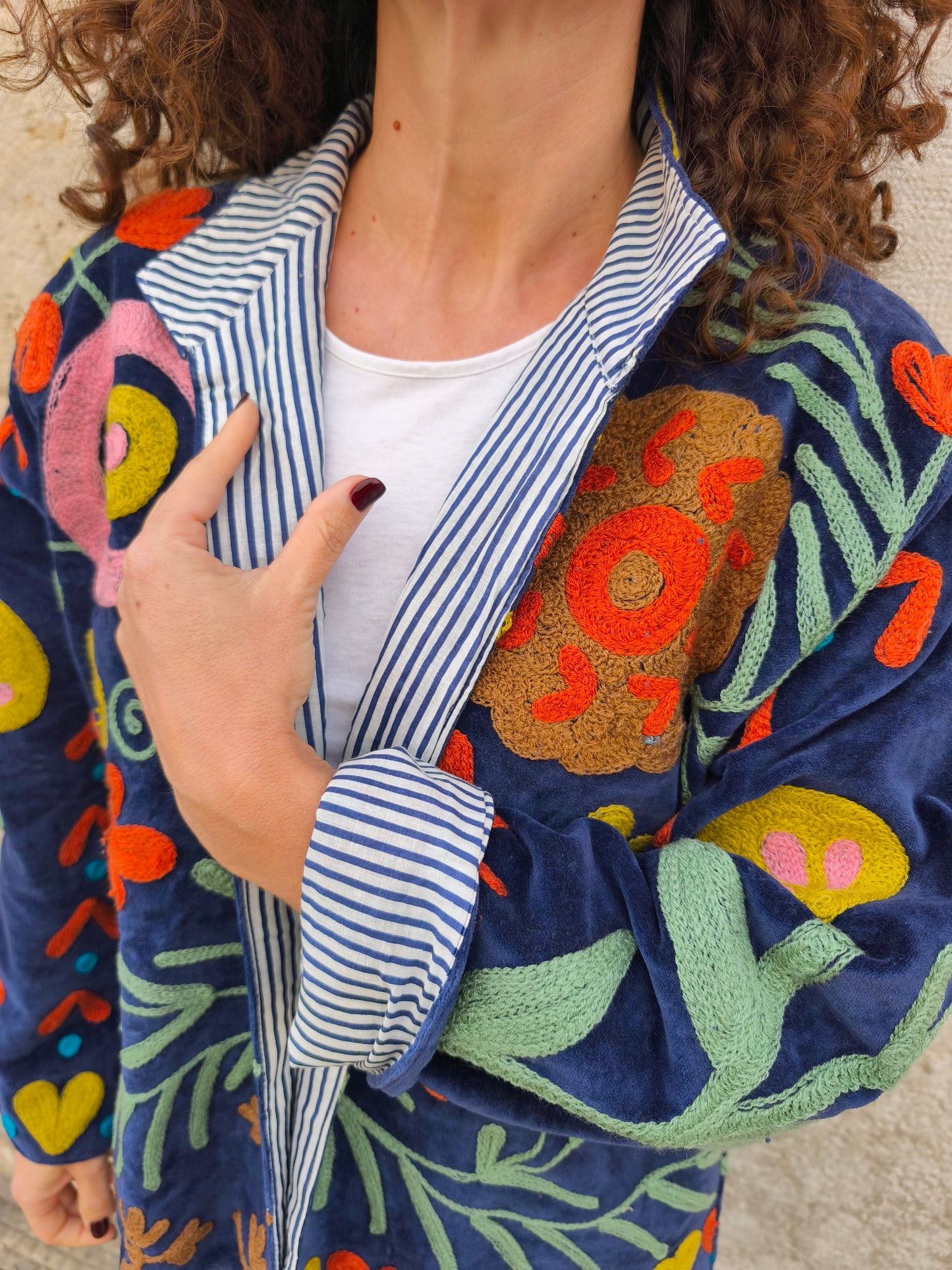 Suzani India Samtjacke 22