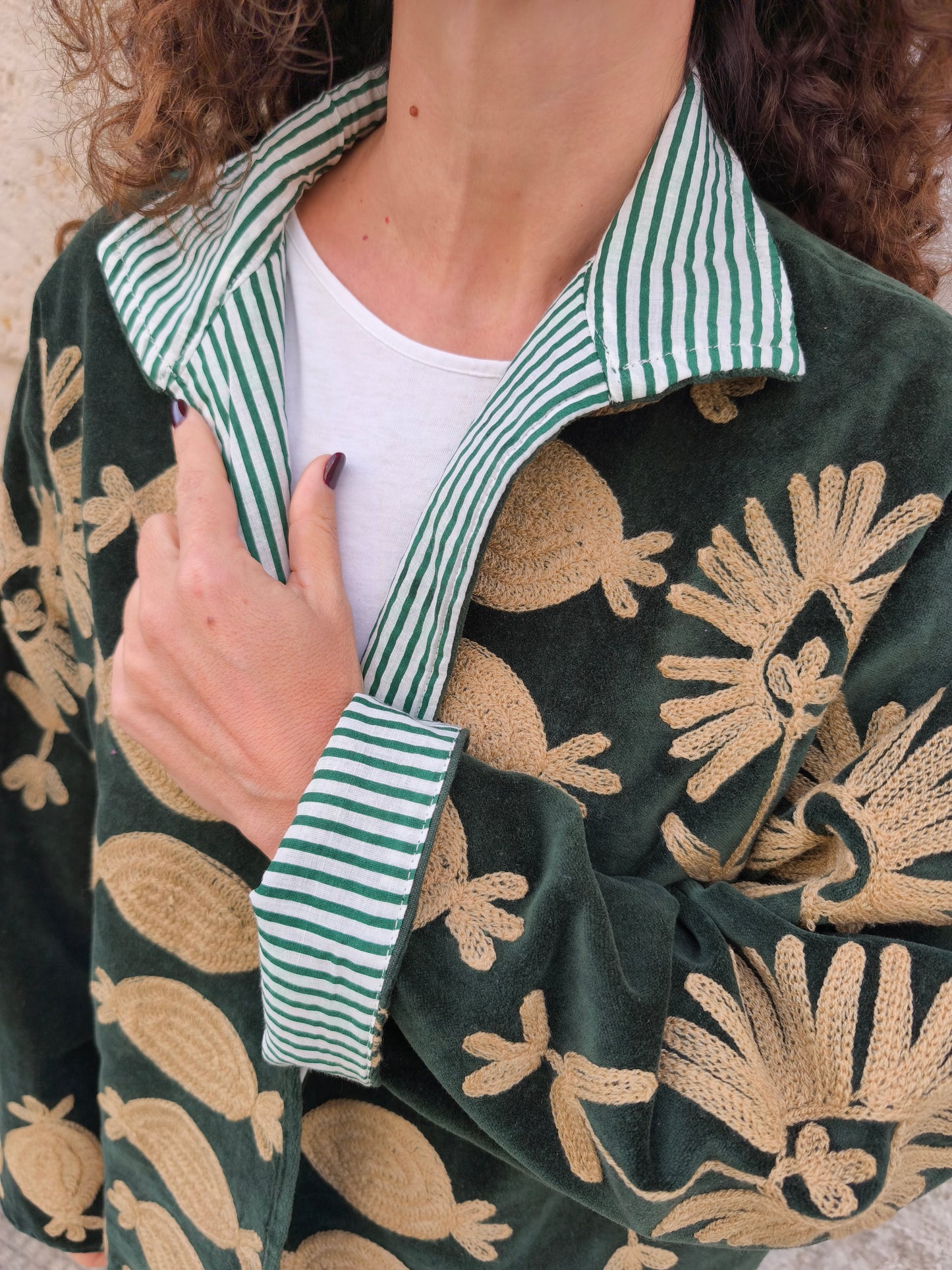 Suzani India Samtjacke 23