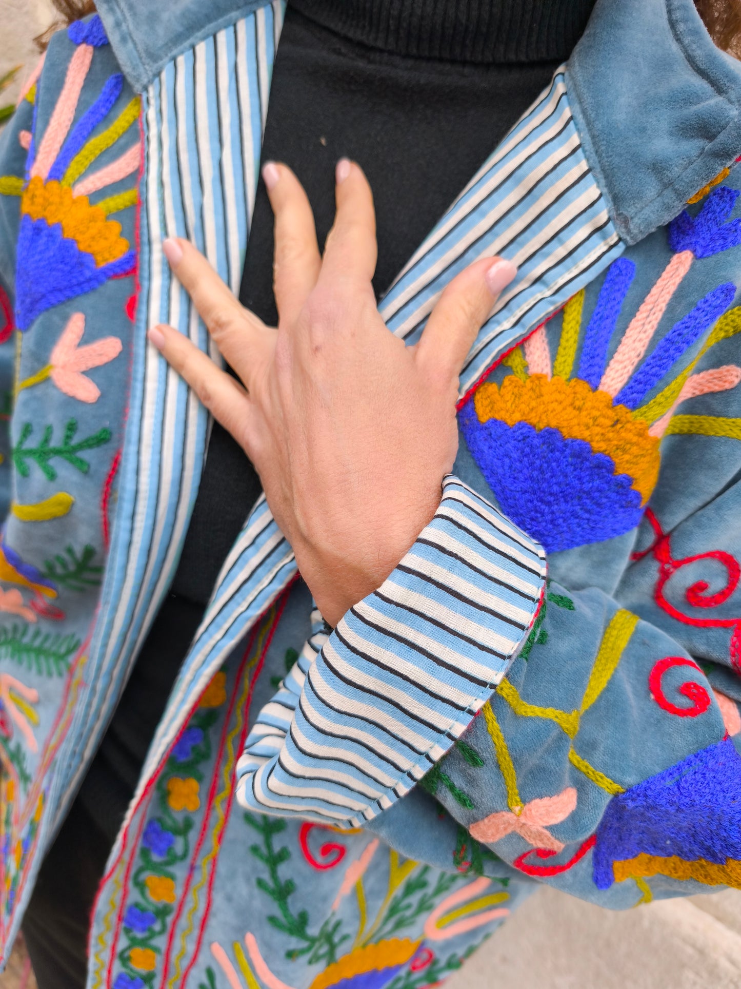 Giacca Velluto Suzani India 15S