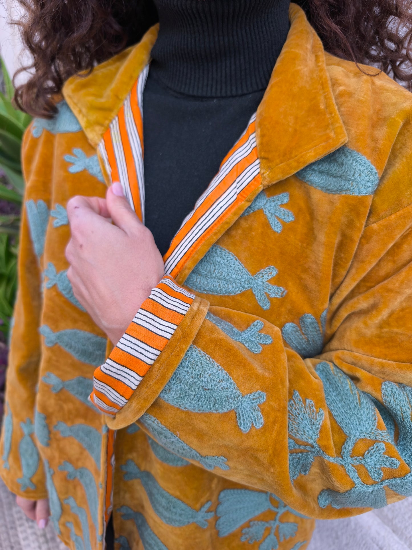 Giacca Velluto Suzani India 31S