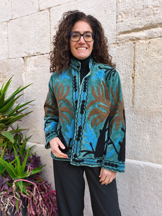 Giacca Velluto Suzani India 32S