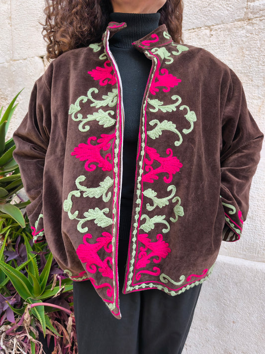 Giacca Velluto Suzani India 34S