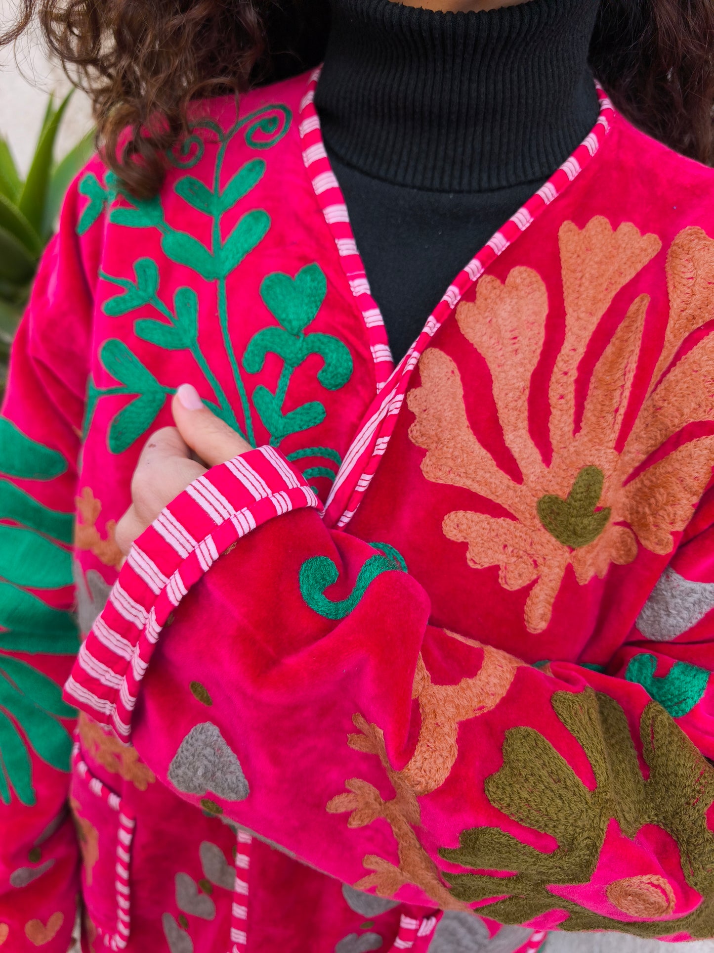 Giacca Velluto Suzani India 36S