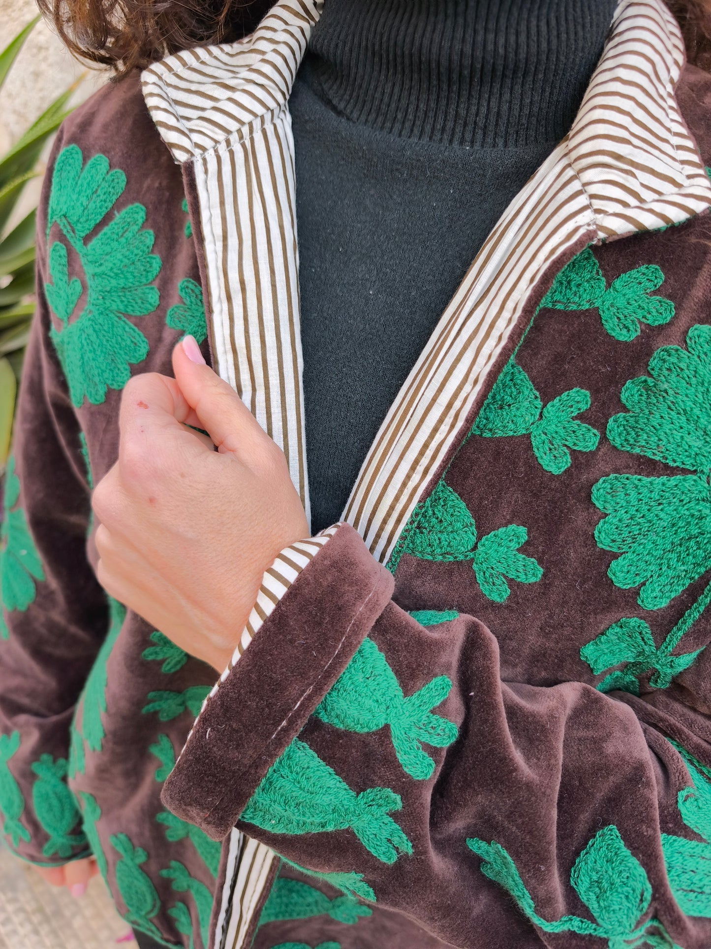 Giacca Velluto Suzani India 39S