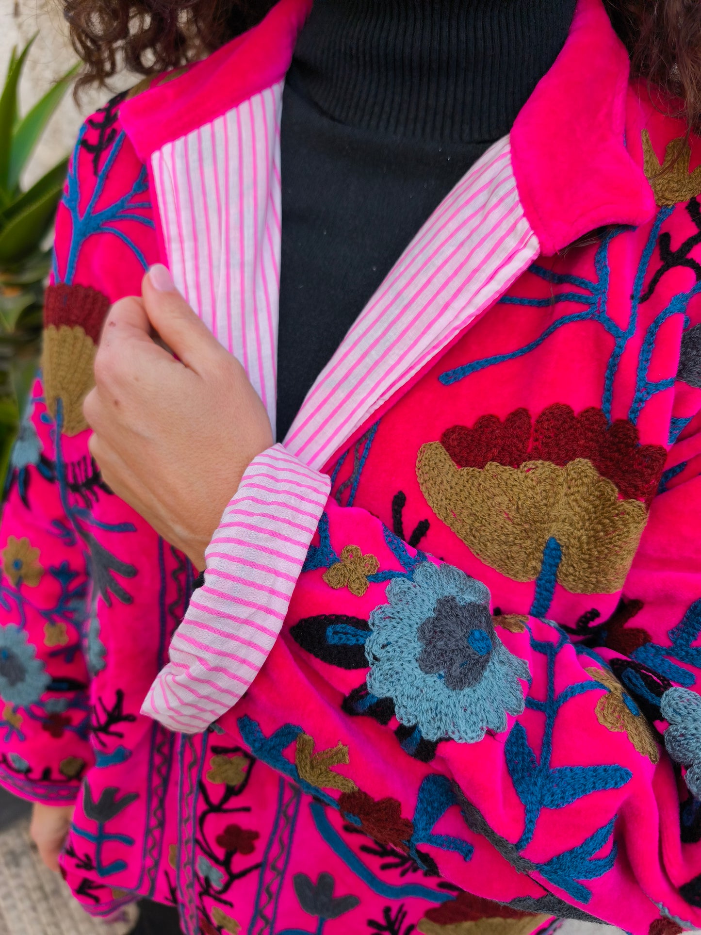 Giacca Velluto Suzani India 40S