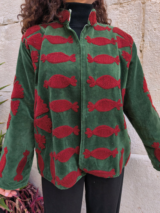 Giacca Velluto Suzani India 41S