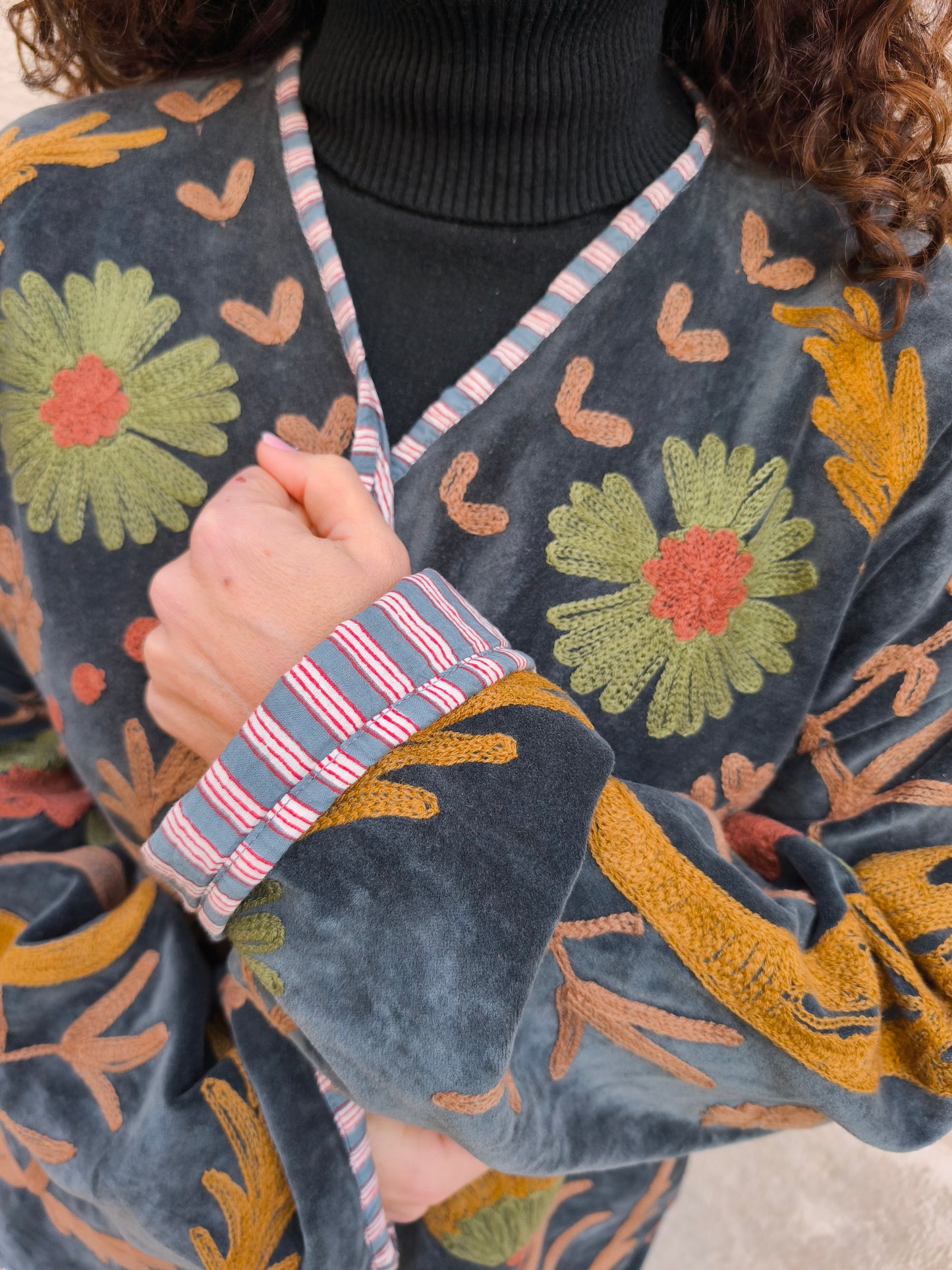 Giacca Velluto Suzani India 45S