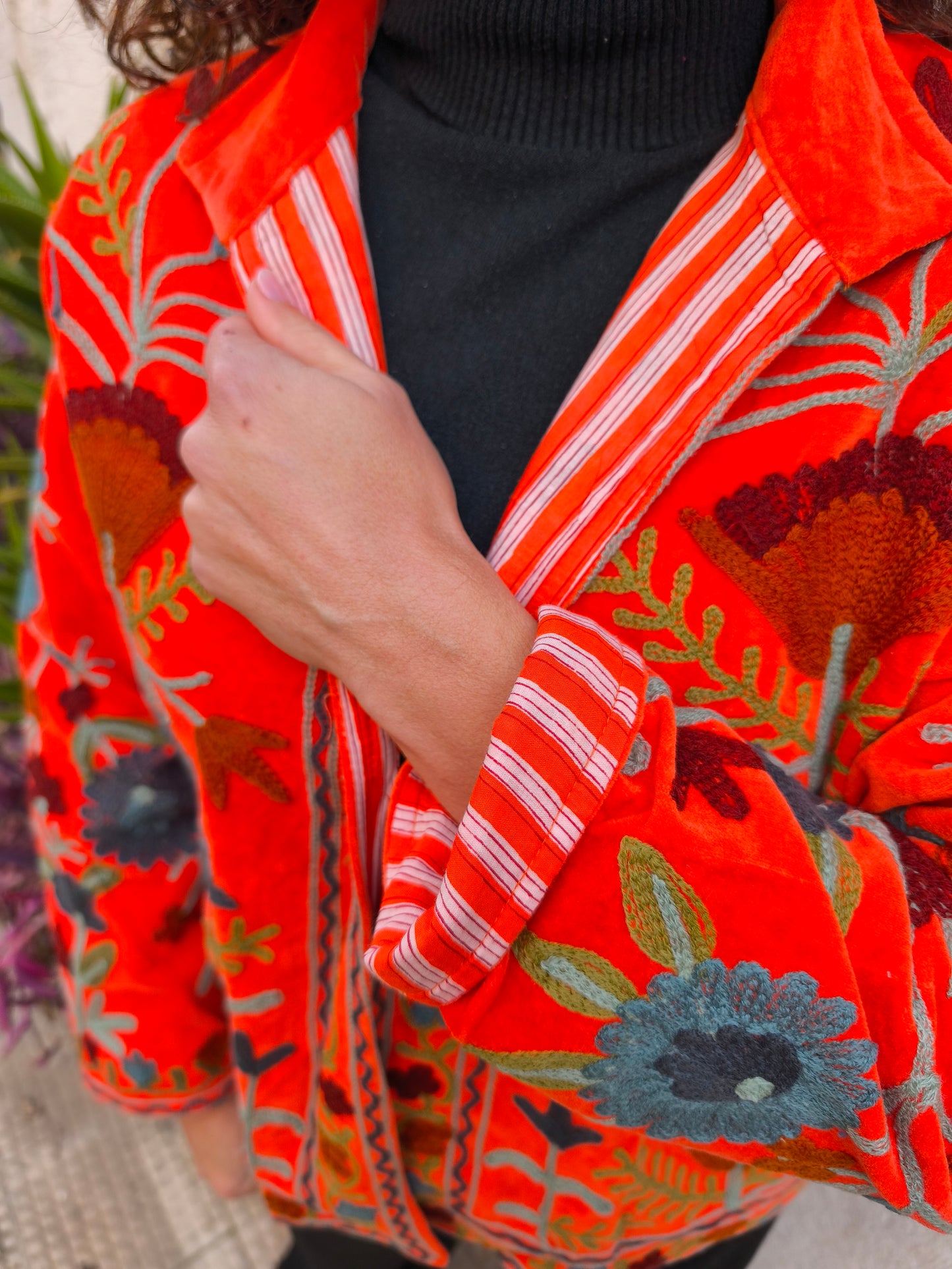 Giacca Velluto Suzani India 51S