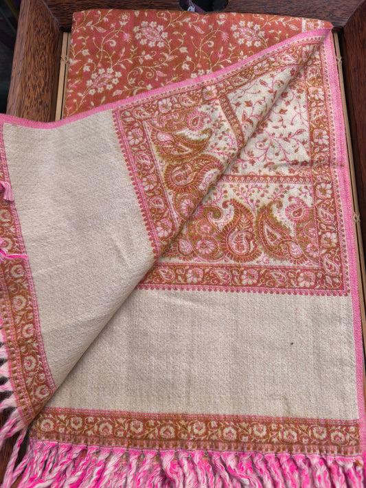 Scialle sciarpa stola Pashmina coperta lana di Yak calda Tibet 68B