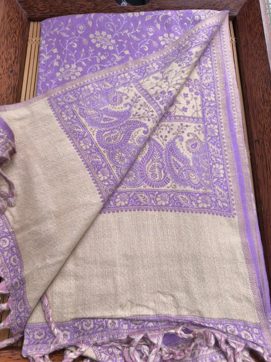 Scialle sciarpa stola Pashmina coperta lana di Yak calda Tibet 69B Difettato