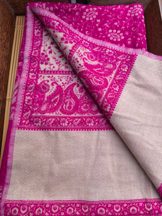 Scialle sciarpa stola Pashmina coperta lana di Yak calda Tibet 70B Difettato