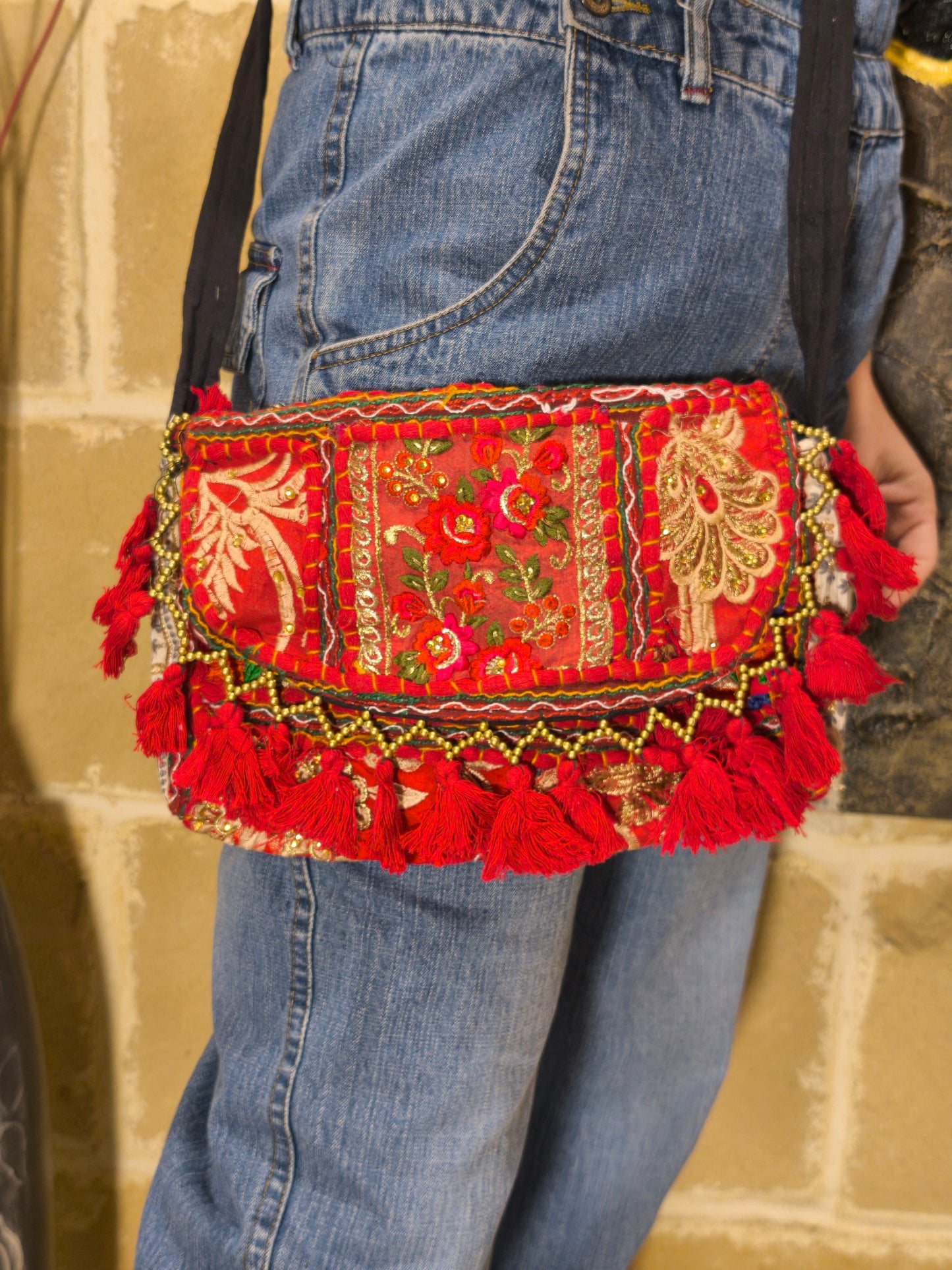 Borsa pochette fatta a mano India