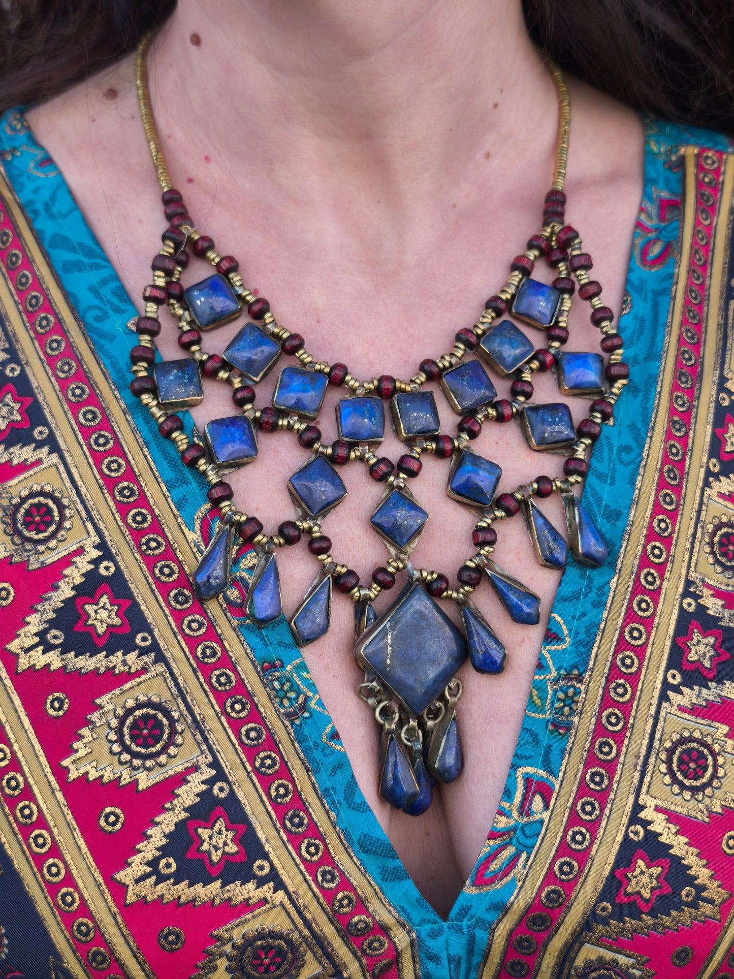 Collana vintage Lapislazzuli