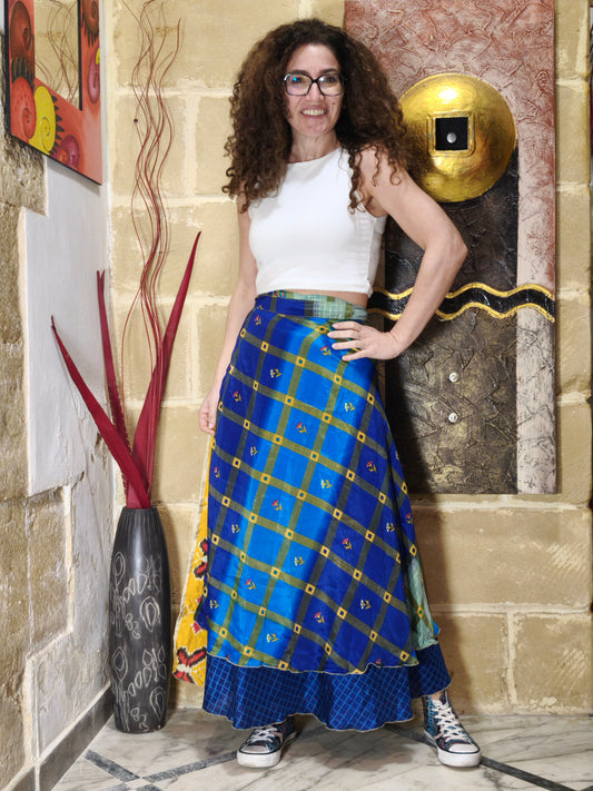 Gonna portafoglio ruota double-face 56K