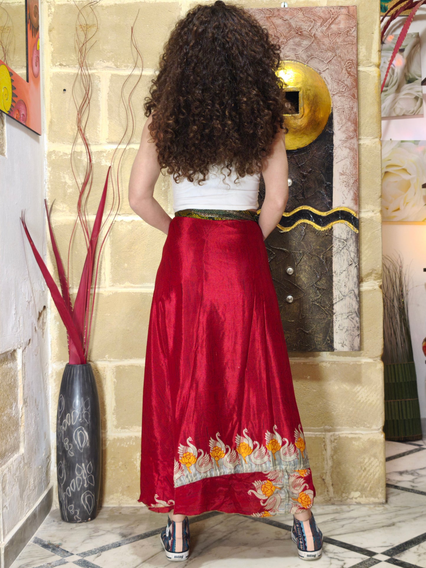 Gonna portafoglio ruota double-face 84K