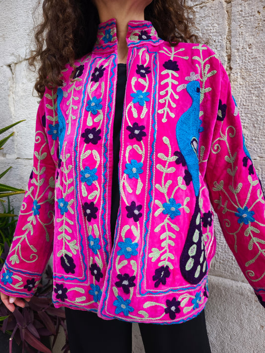 Giacca Velluto Suzani India 1A