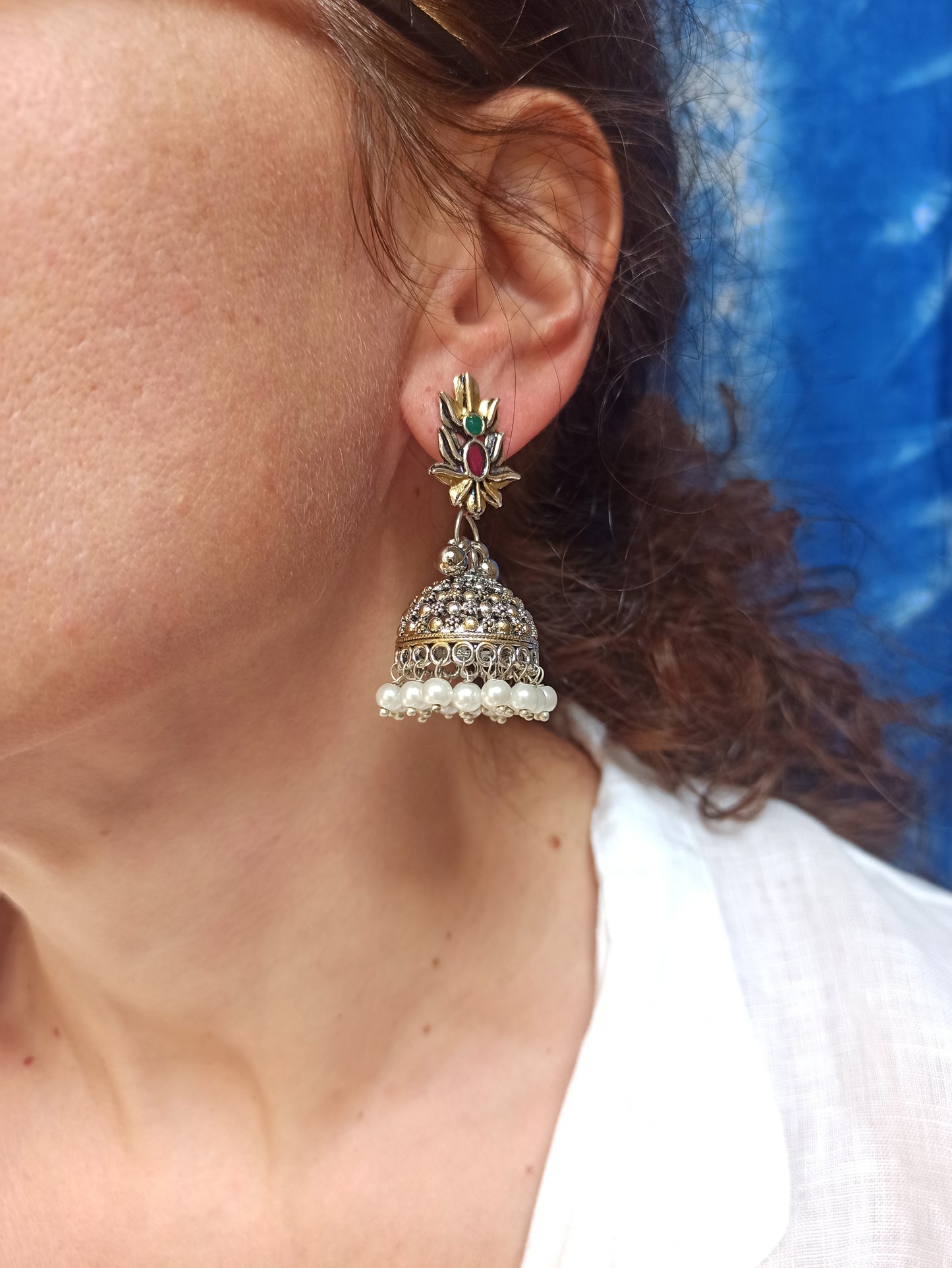 India bell earrings