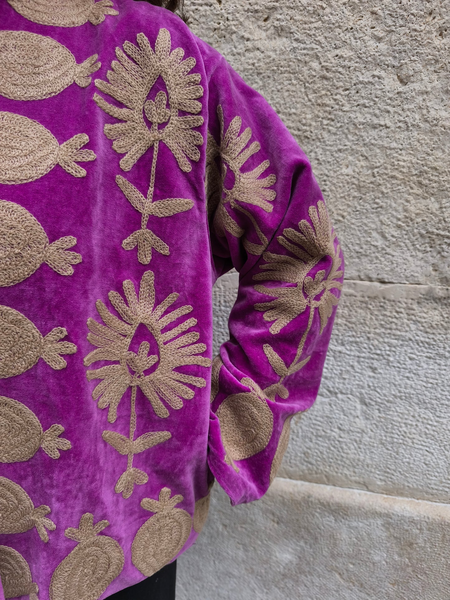 Giacca Velluto Suzani India 19S