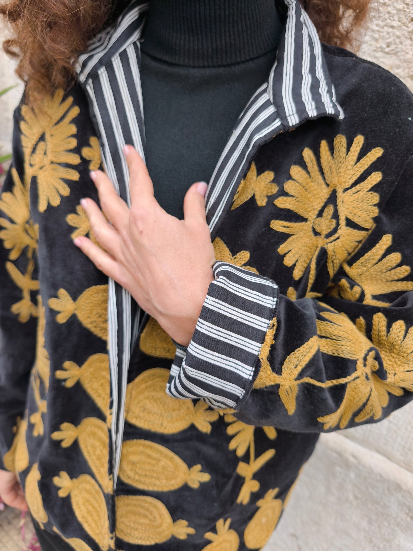 Giacca Velluto Suzani India 23S