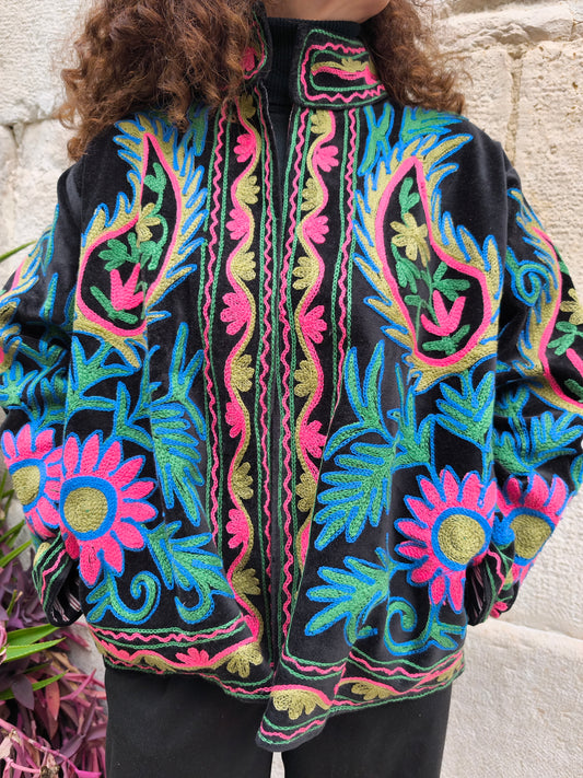 Giacca Velluto Suzani India 18S