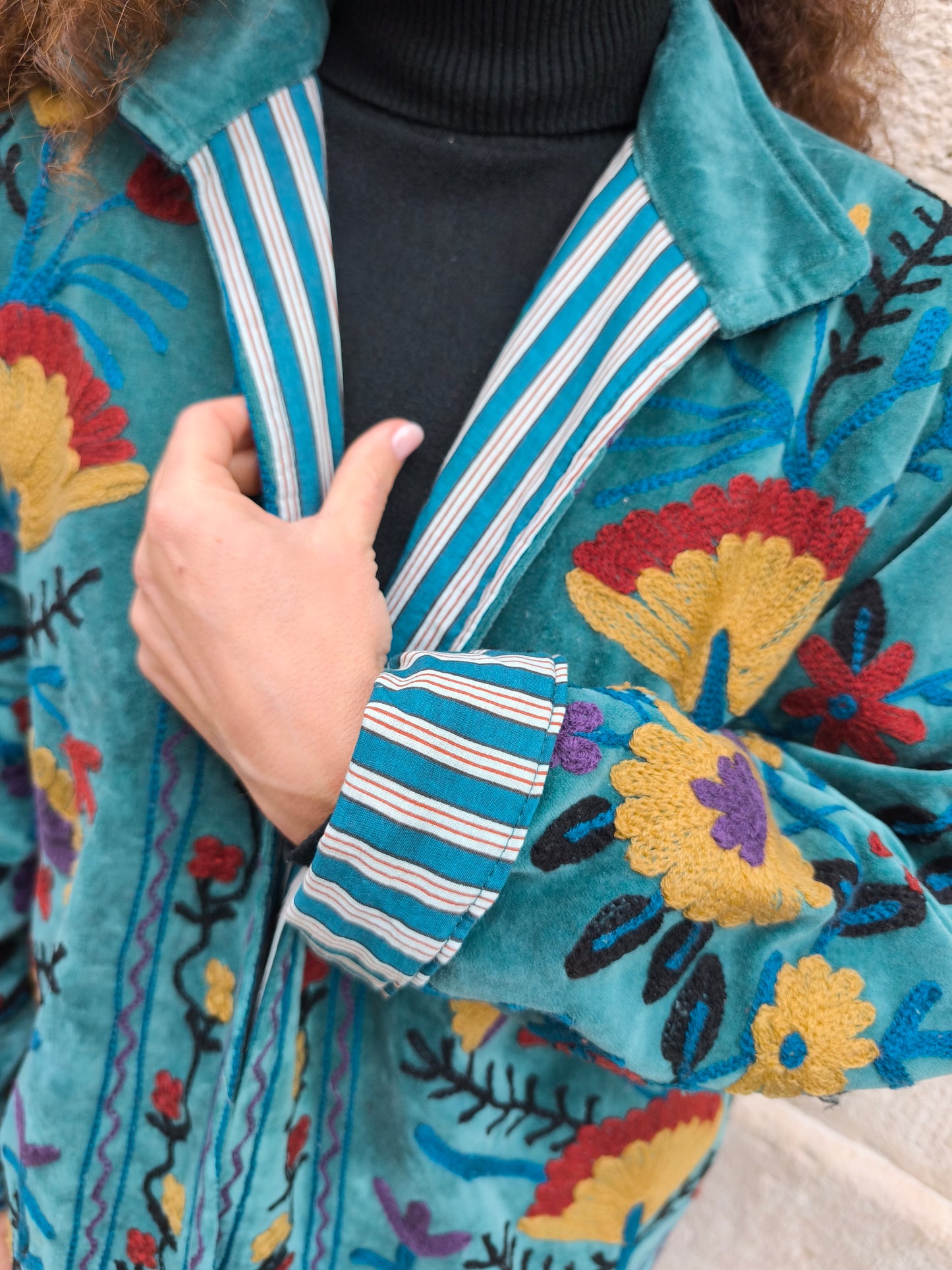 Giacca Velluto Suzani India 21S