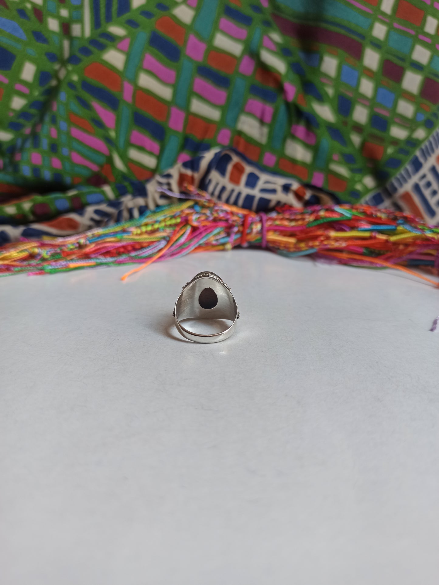 K55 tiger's eye 925 silver ring