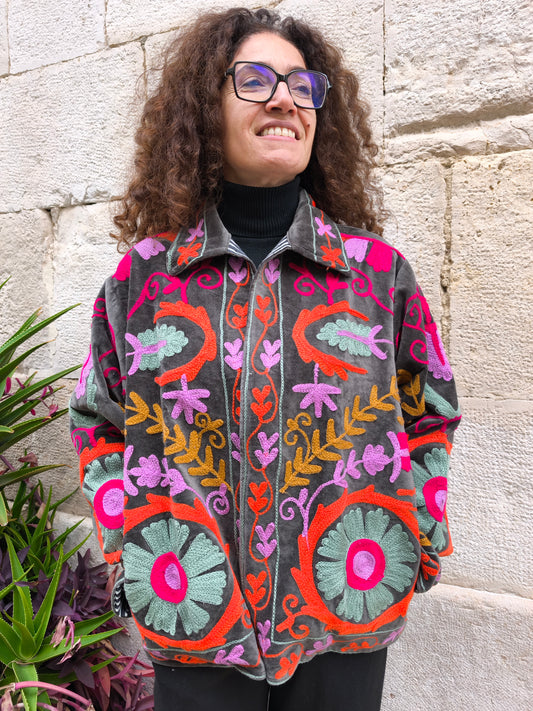 Giacca Velluto Suzani India 25S