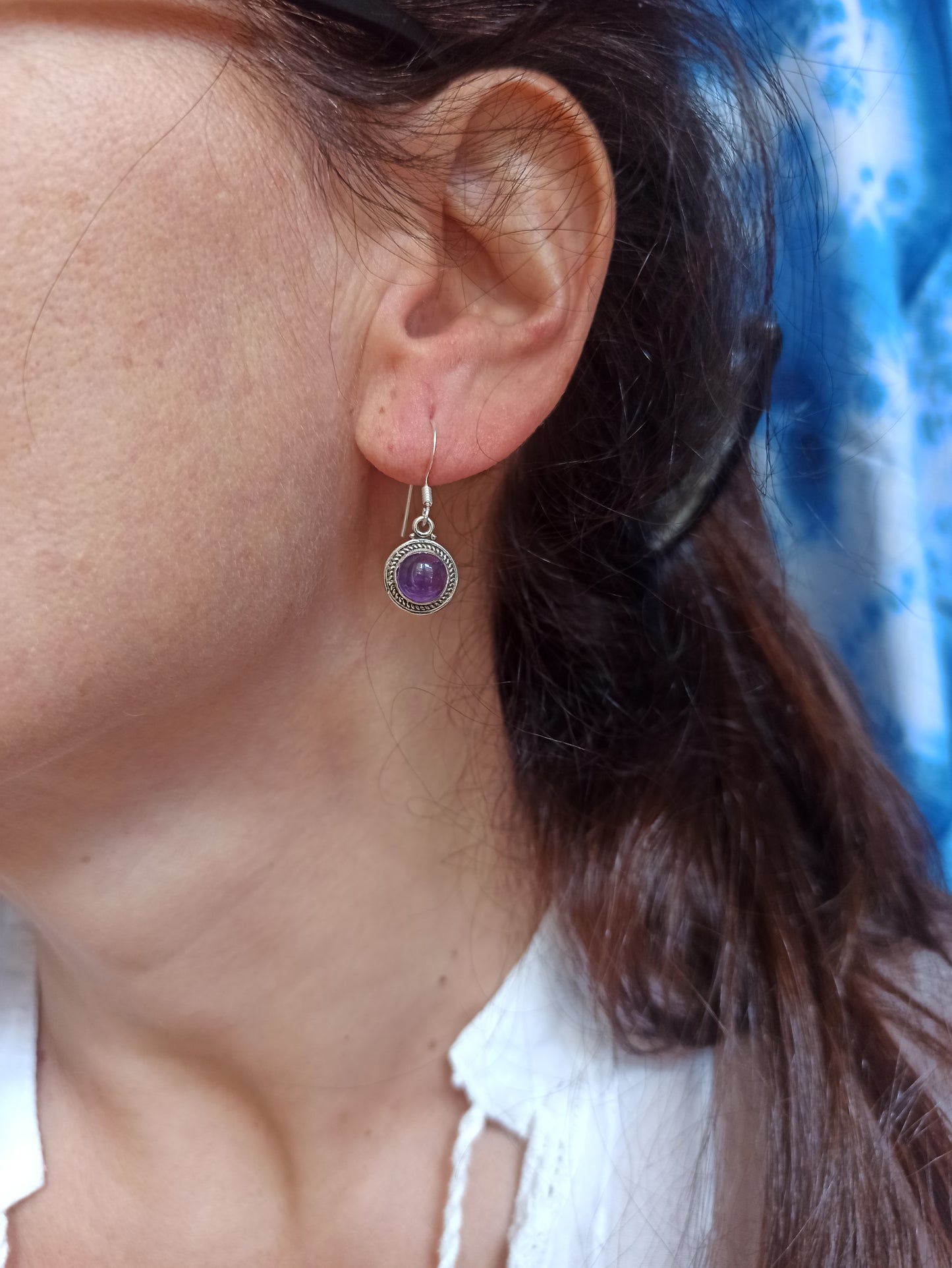 Orecchini argento925 ametista