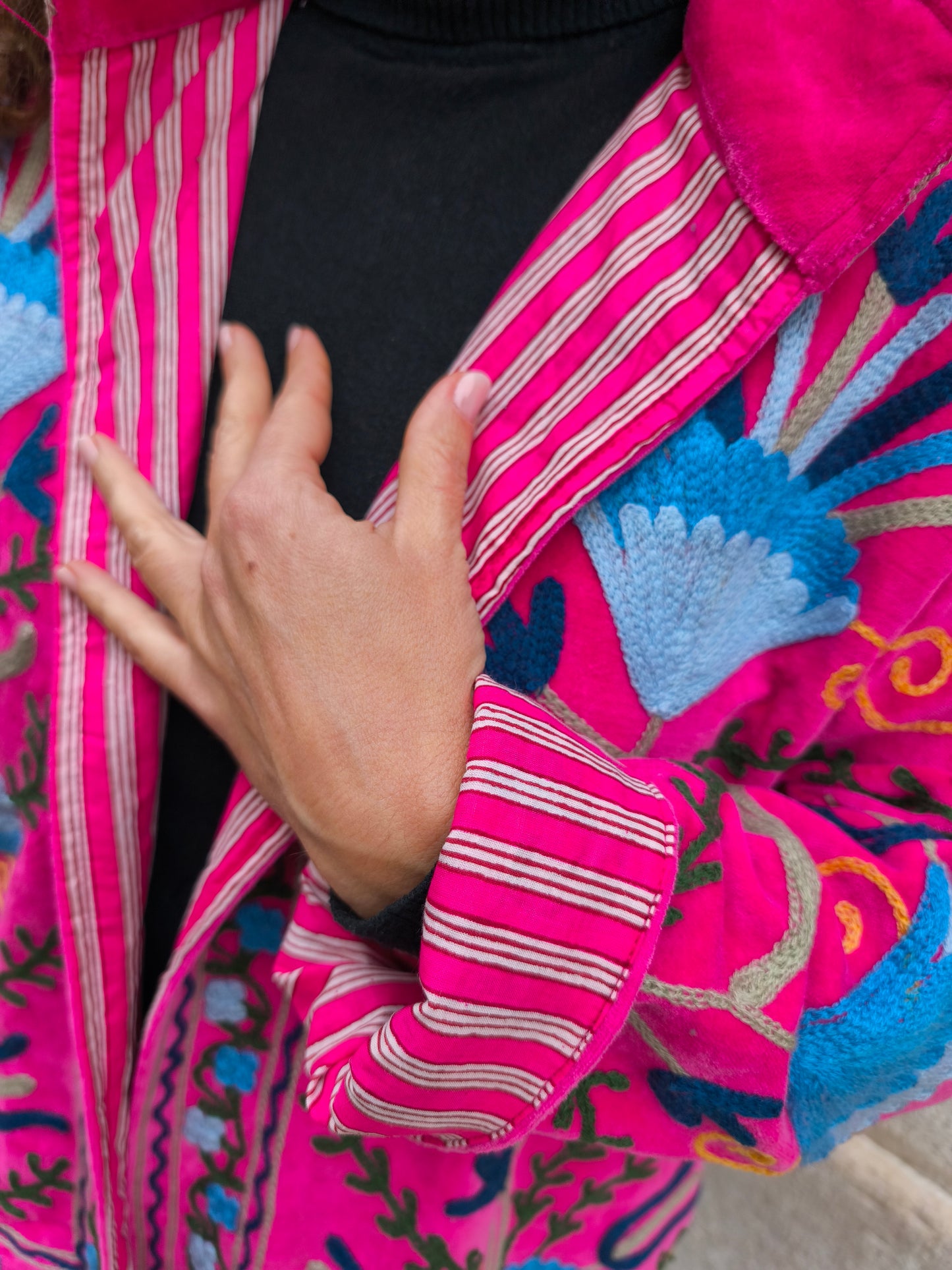 Giacca Velluto Suzani India 22S