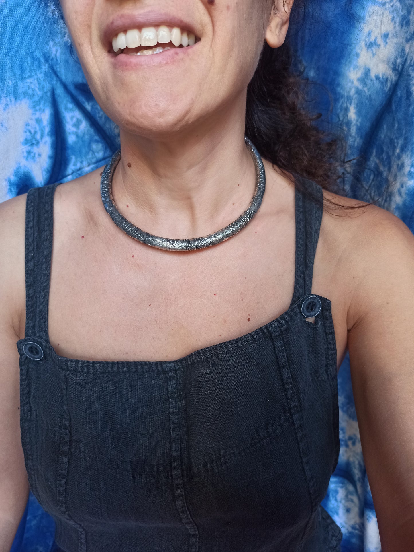 Silberner Parkkragen mit Enten