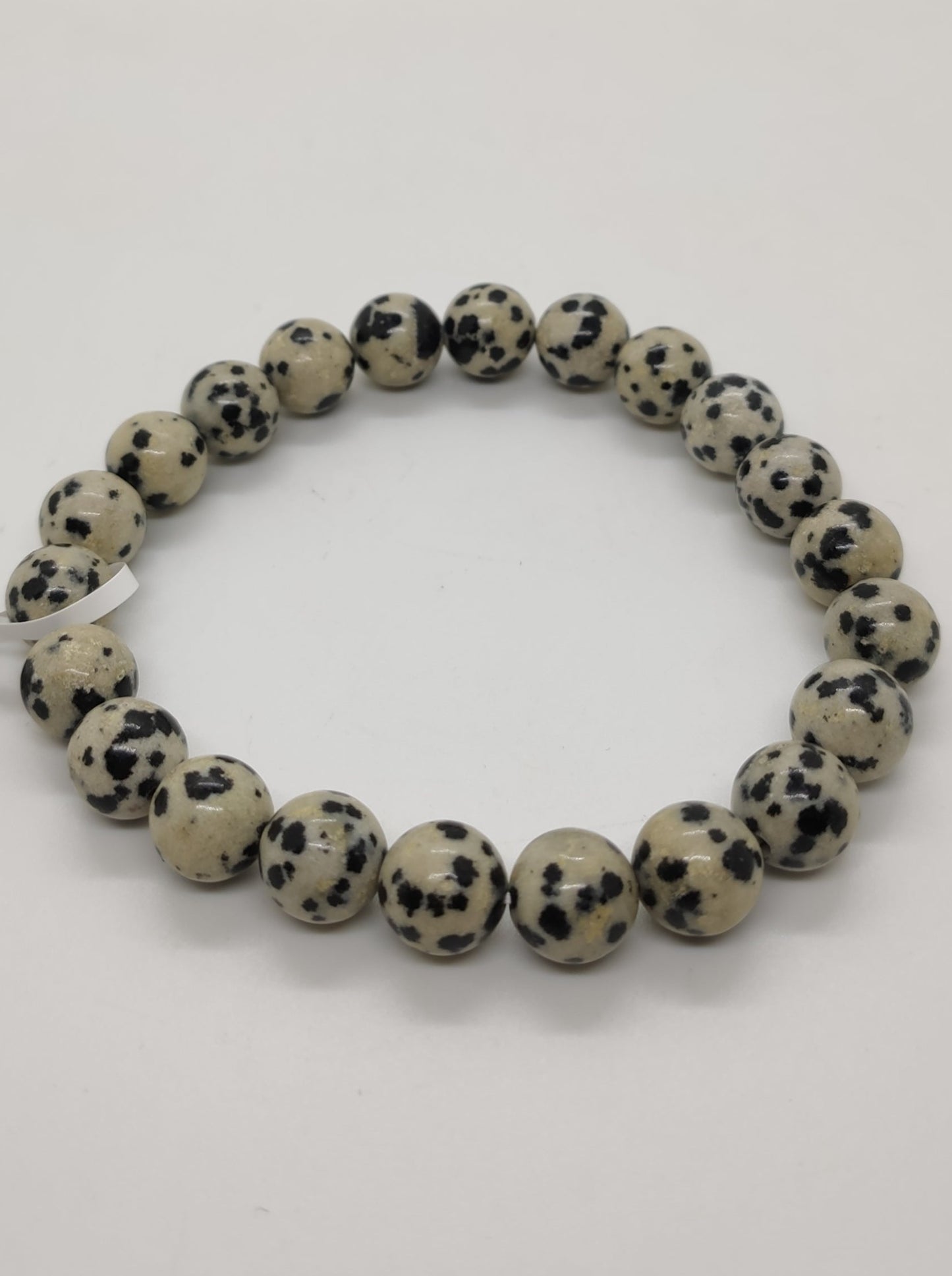 Dalmatian jasper stretch bracelet