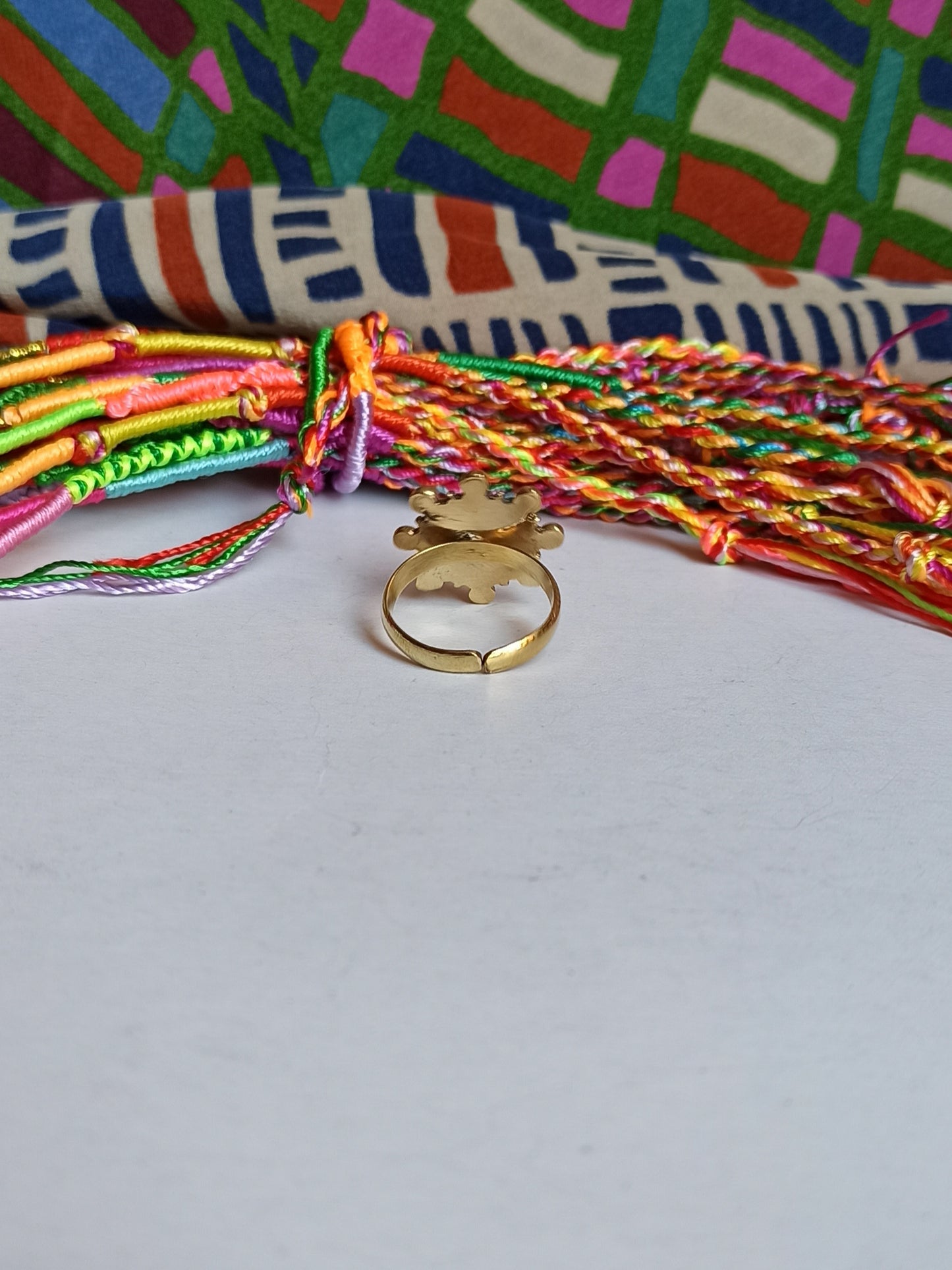 Goldener Schneeflocken-Boho-Ring