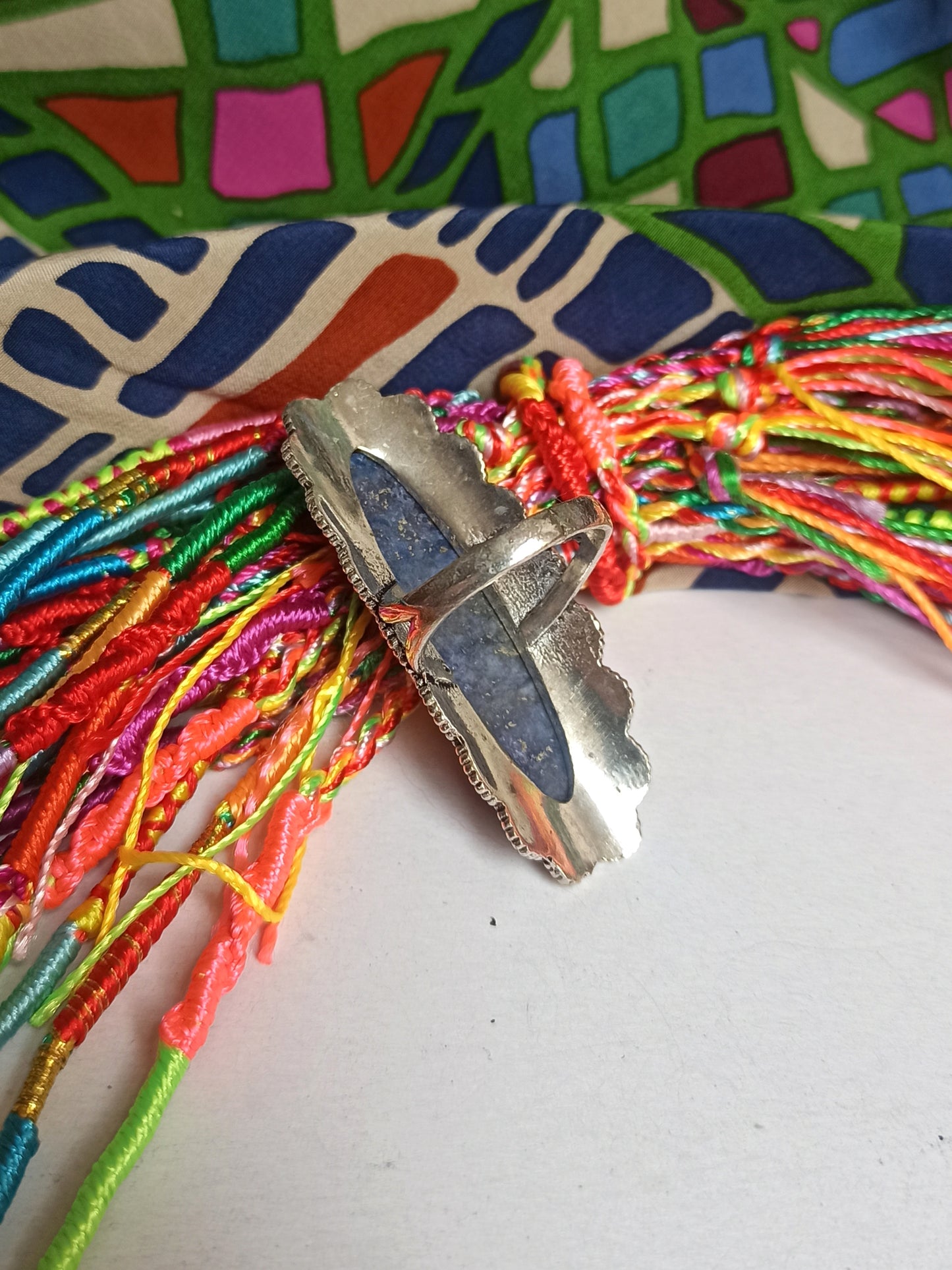 Langer ovaler Boho-Bandring