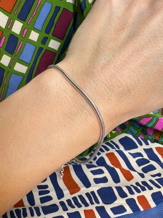 Schlangenarmband aus 925er Silber