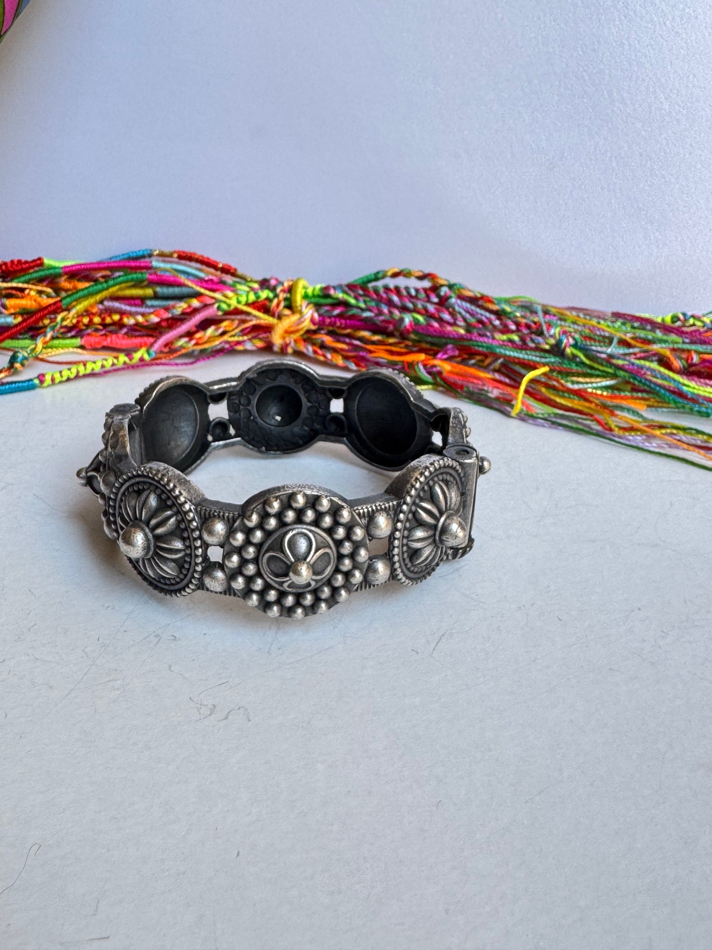Bracciale bangle argentato