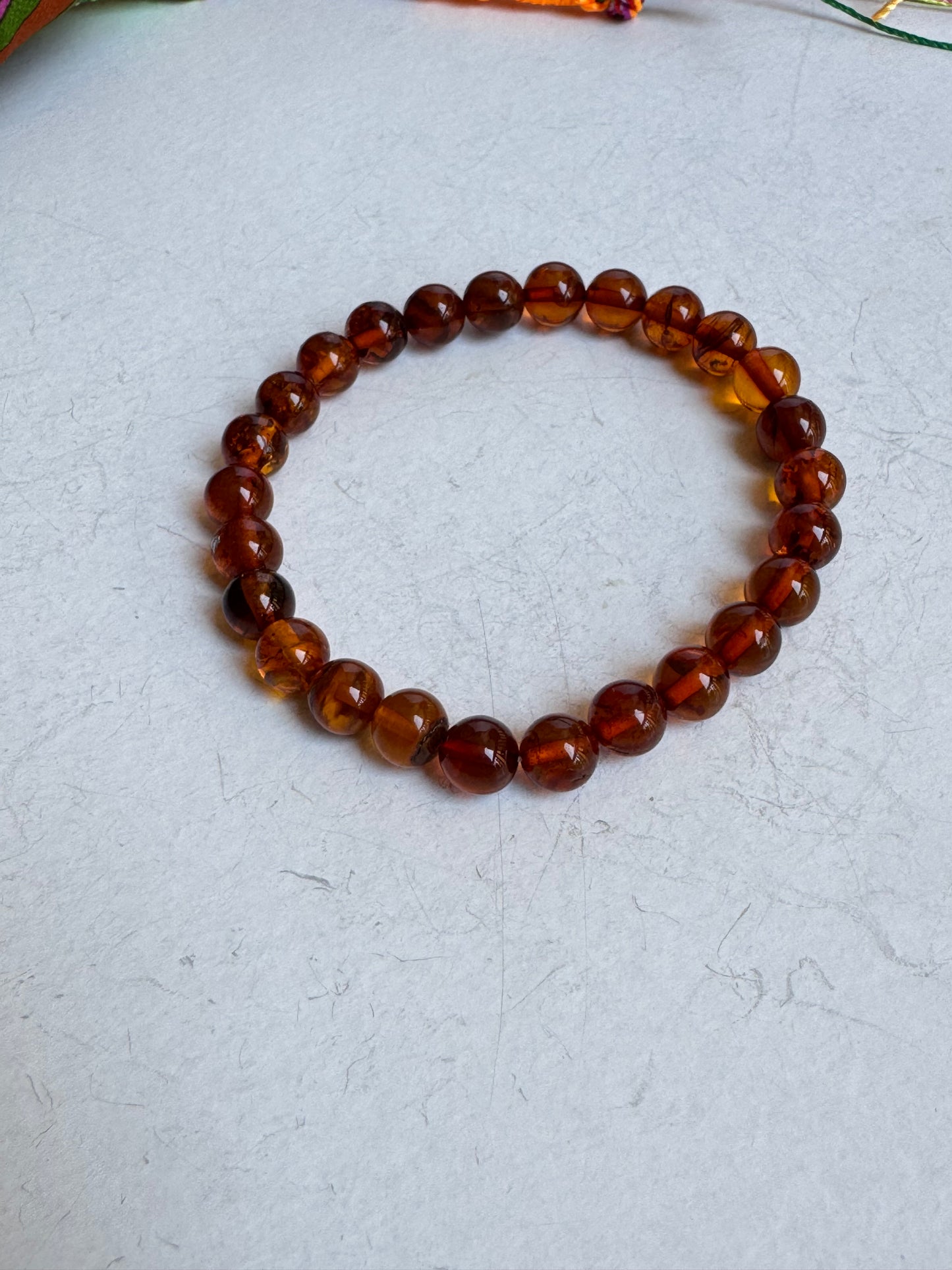 Bracciale elasticizzato ambra baltica 14AB