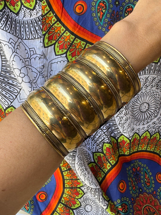 Bracciale bangle dorato 7