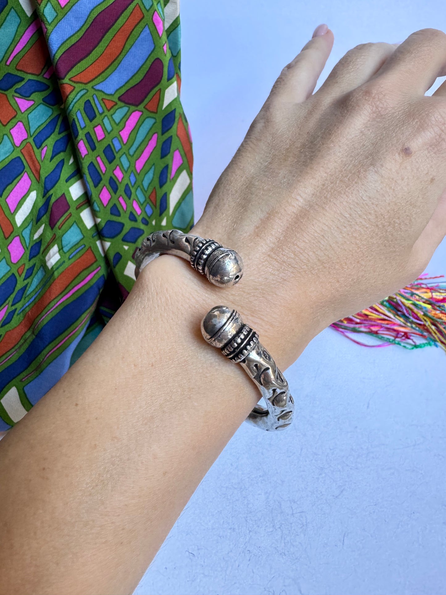 Bracciale boho argentato