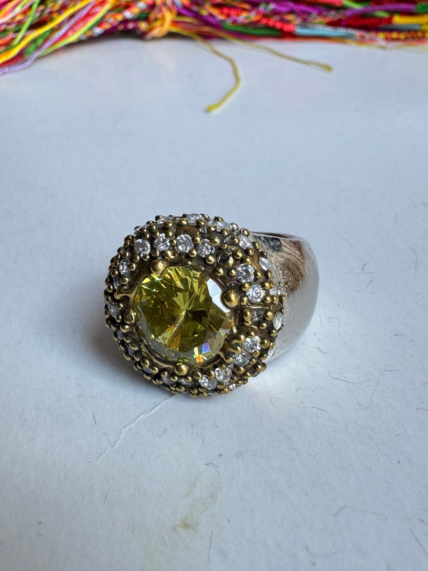 Anello design vintage misura 17