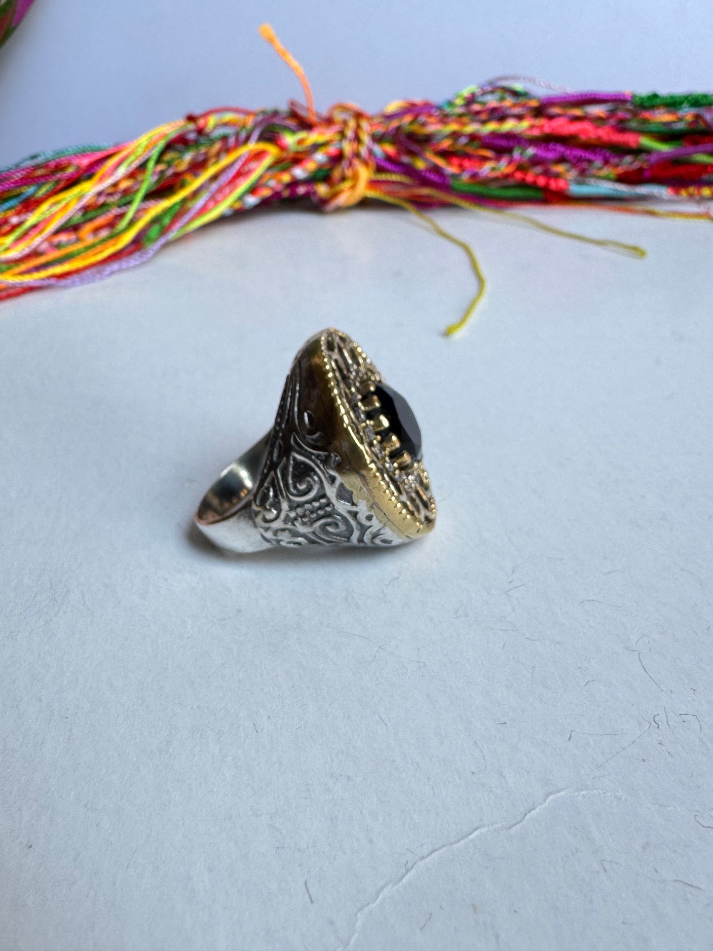 Anello design vintage misura 14