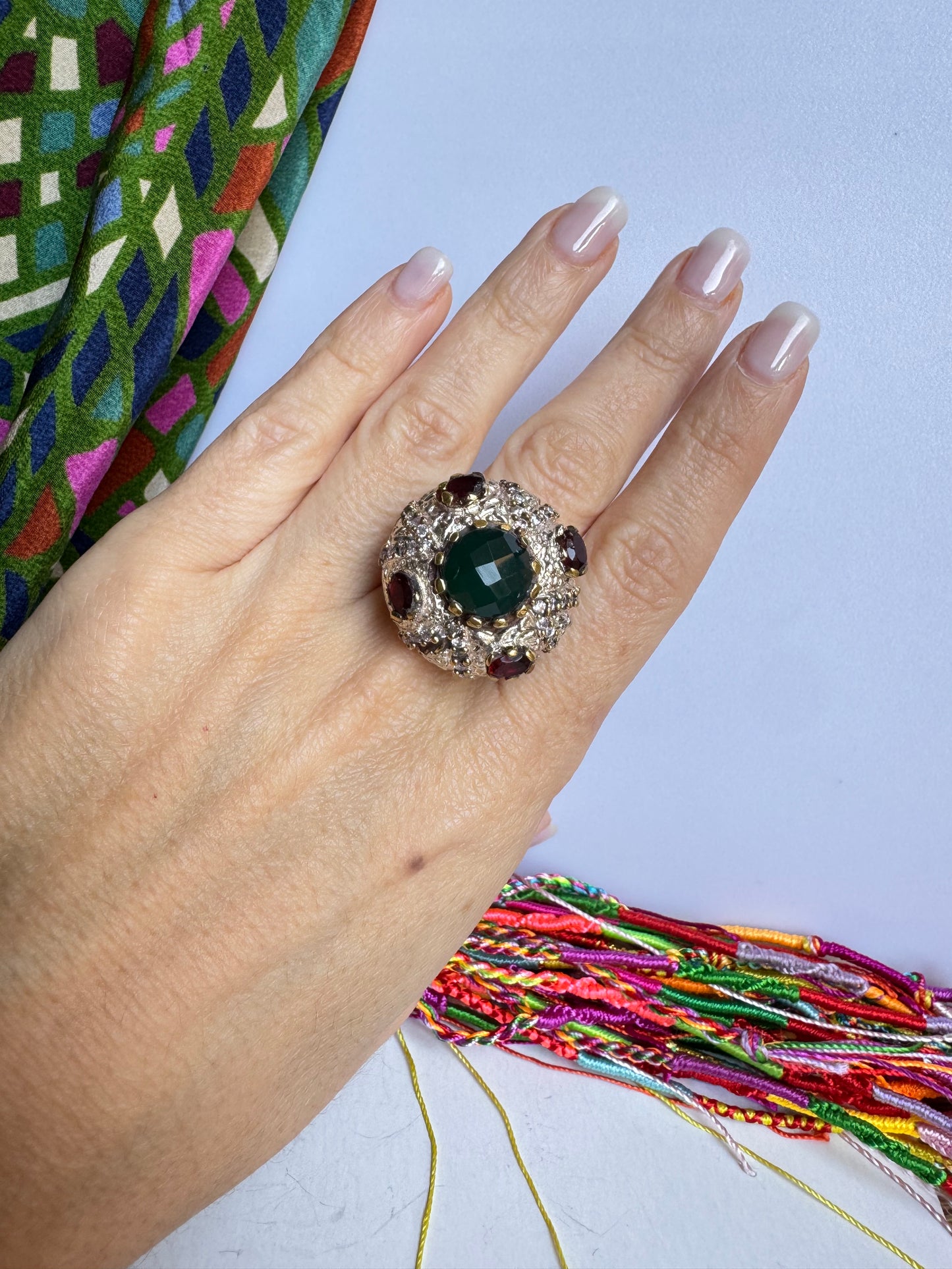 Anello design vintage misura 14