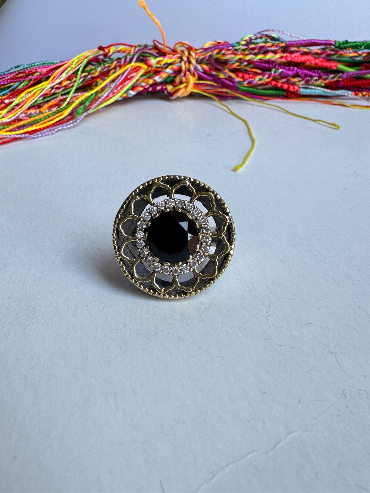 Anello design vintage misura 14