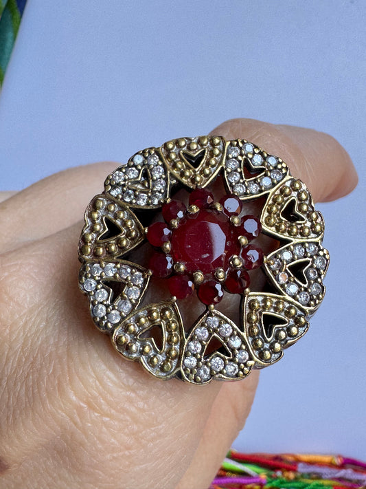 Anello design vintage misura 16