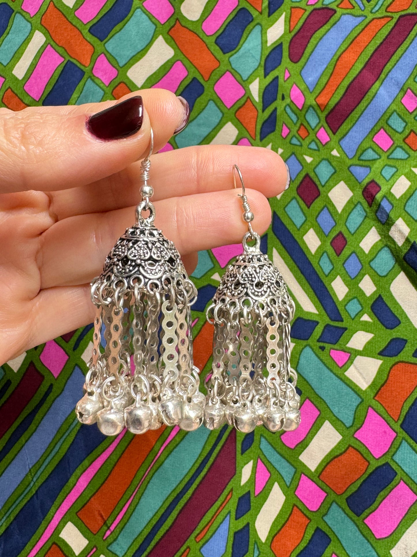 India bell earrings