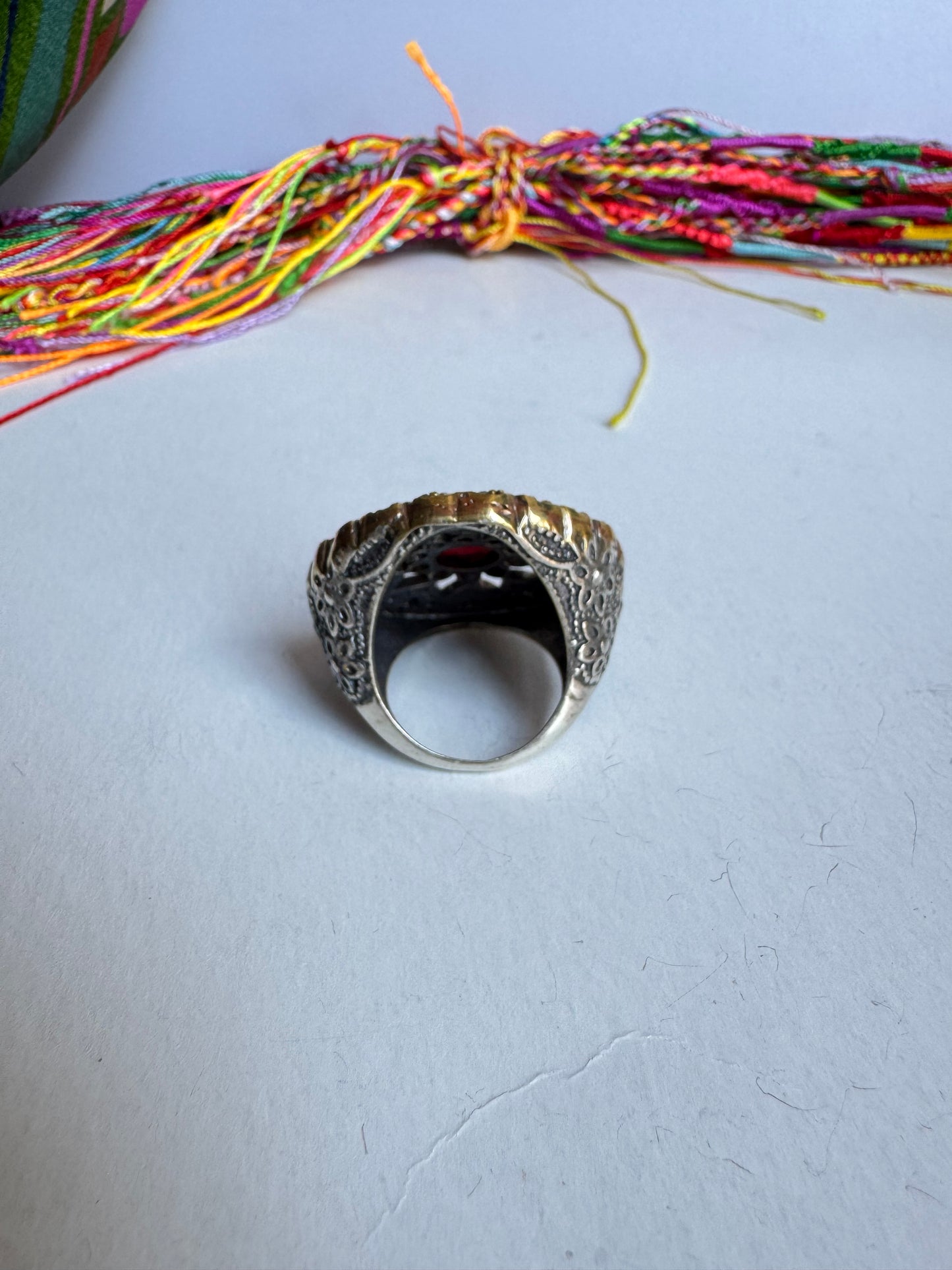 Anello design vintage misura 16