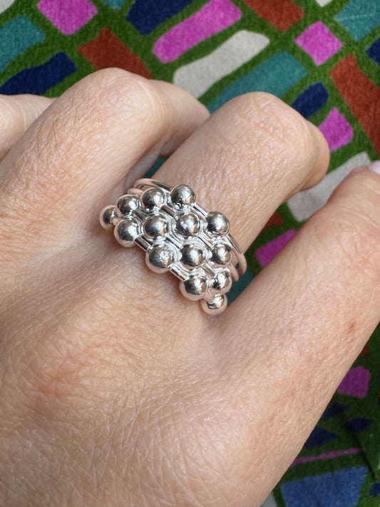 925 silver ring band size 14- Z69